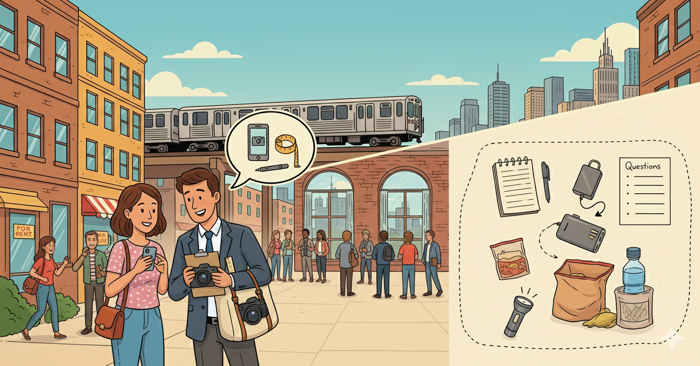 What to Bring to an Apartment Tour in Chicago