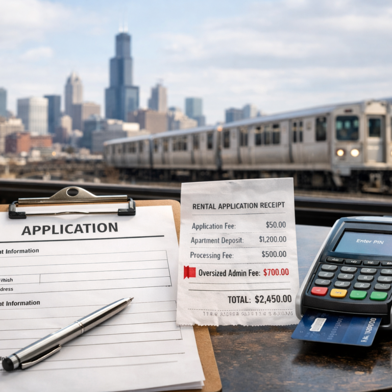 Chicago rental application fee